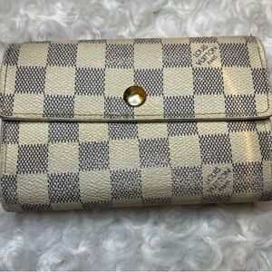 Louis Vuitton Damier Azur Sarah Wallet PorteFeville